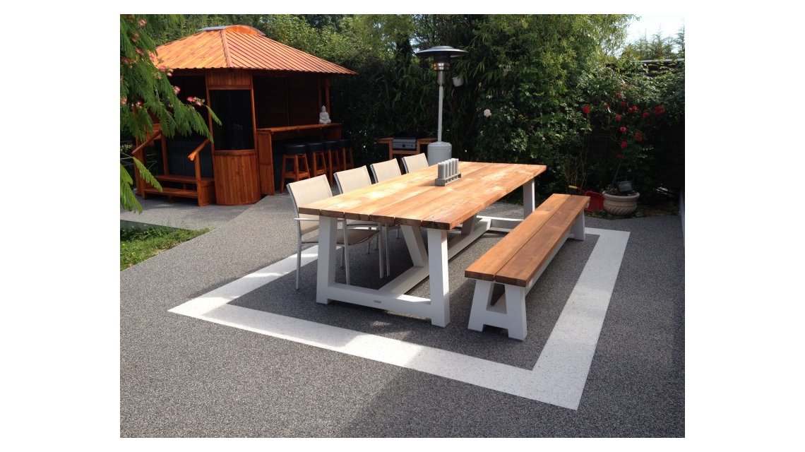Terrasse en tapis de marbre  