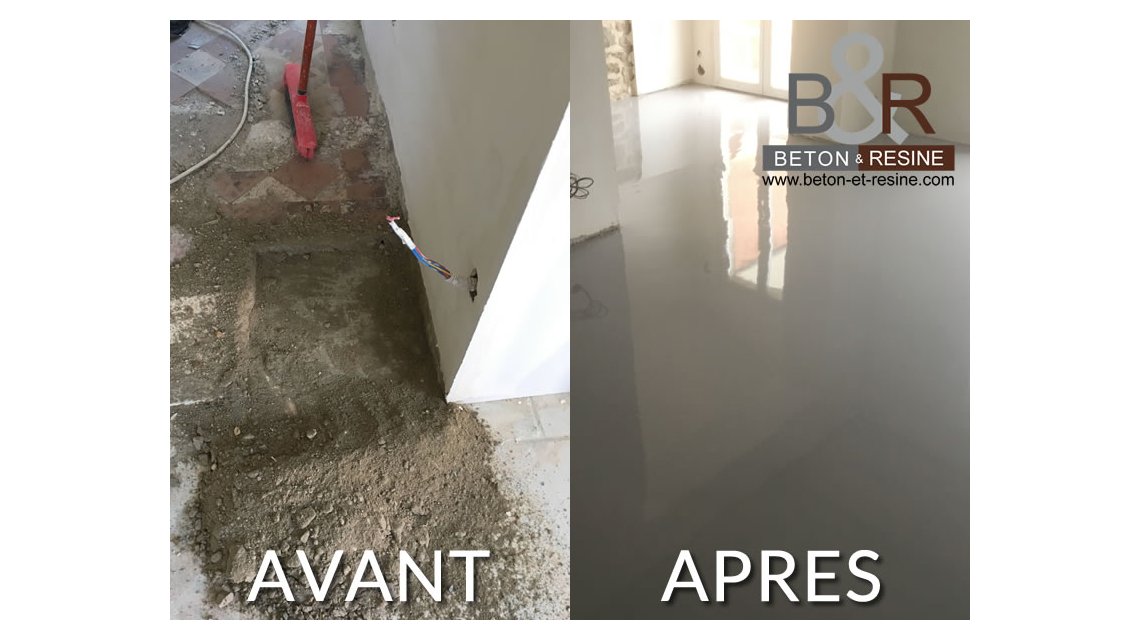 Chantier réalisé pour un particulier à Créteil (94) Ce chantier a nécessité un travail de préparation important sur le sol de base, en effet ce dernier était en mauvais état et composé de différents types de sol. Avant la pose de la résine une opération d'entoilage a été nécessaire. Enfin, nous avons posé une résine époxy colorée (gris moyen)  
