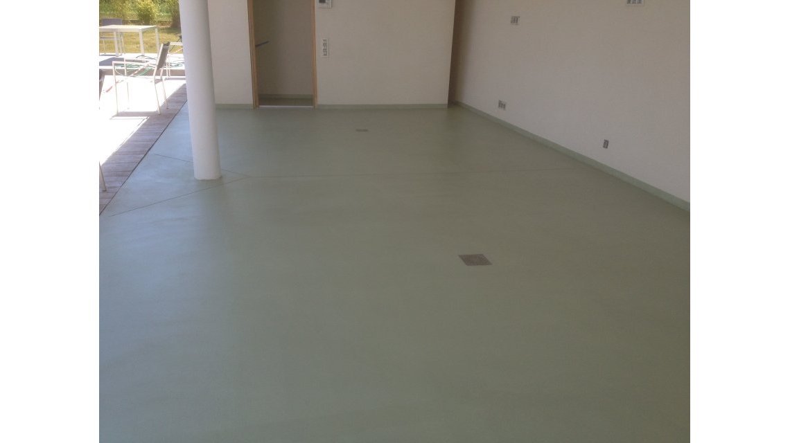 béton coloré  <p>béton coloré vert</p>