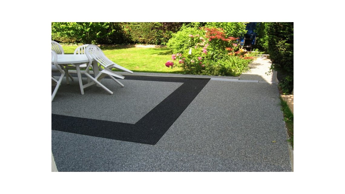 Terrasse en tapis de marbre  
