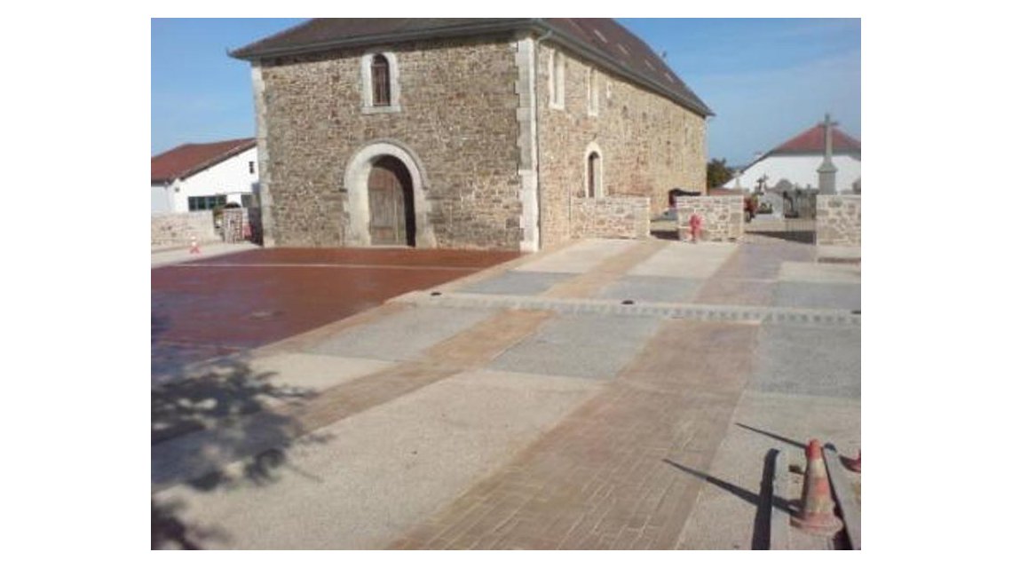 Béton empreinte  <p>vue d’un autre angle</p>